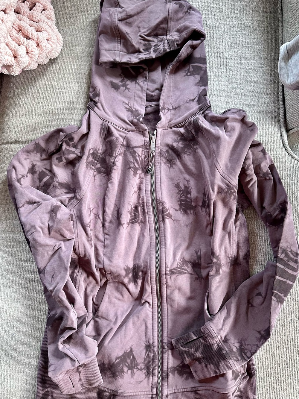 lululemon athletica Women's Mauve Tie-Dye scuba Jacket